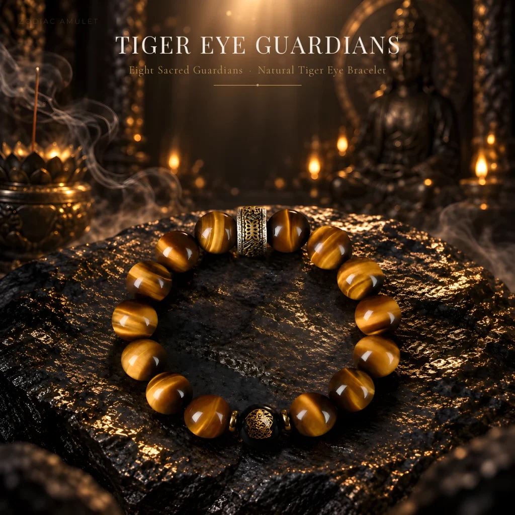 Yellow Tiger's Eye Guardian Deity Bracelet
