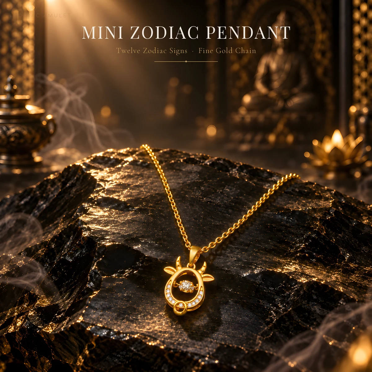 Zodiac Pendant Necklace — main product photo