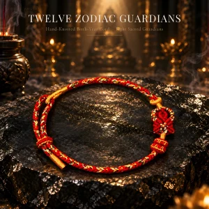 Zodiac Guardian Red Cord Bracelet — main product photo