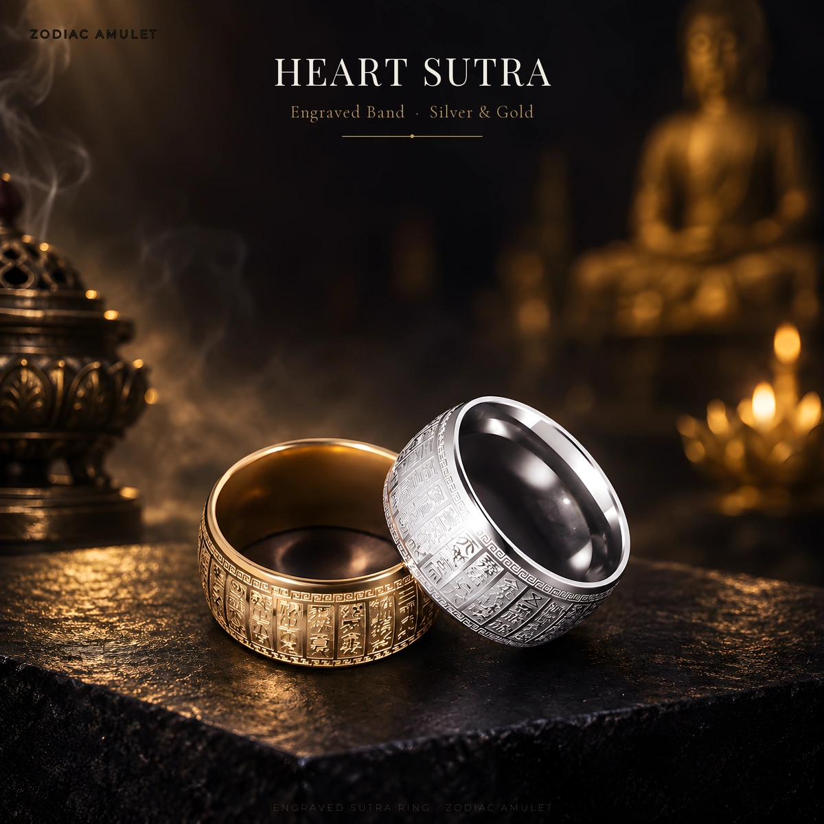 Meander Wide Band Ring — product photo 3