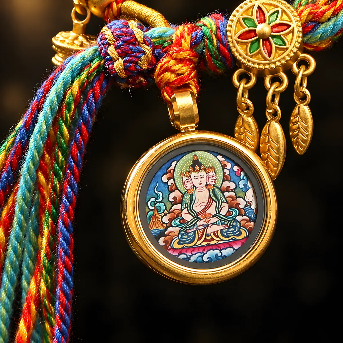 Eight Guardian Deities Thangka Bracelet — product photo 3